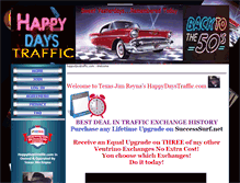 Tablet Screenshot of happydaystraffic.com